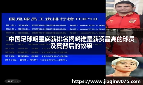 中国足球明星底薪排名揭晓谁是薪资最高的球员及其背后的故事