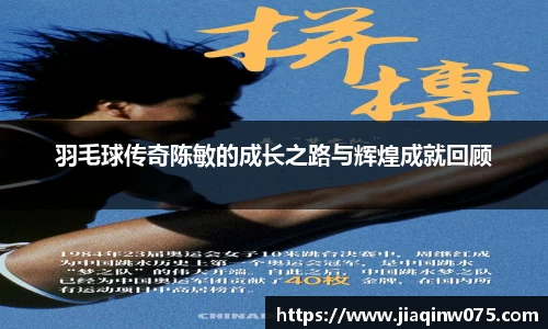 羽毛球传奇陈敏的成长之路与辉煌成就回顾